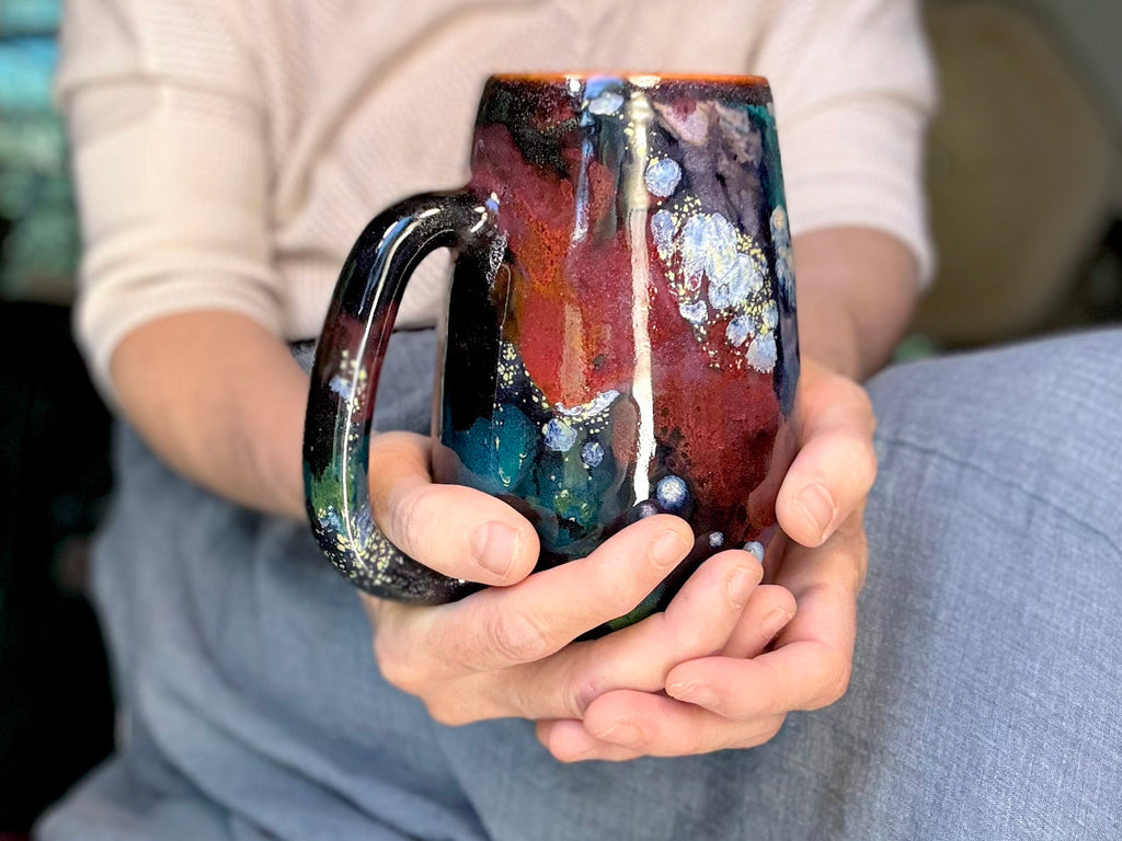 18-C Rainbow Stellar Mug, 28 oz.