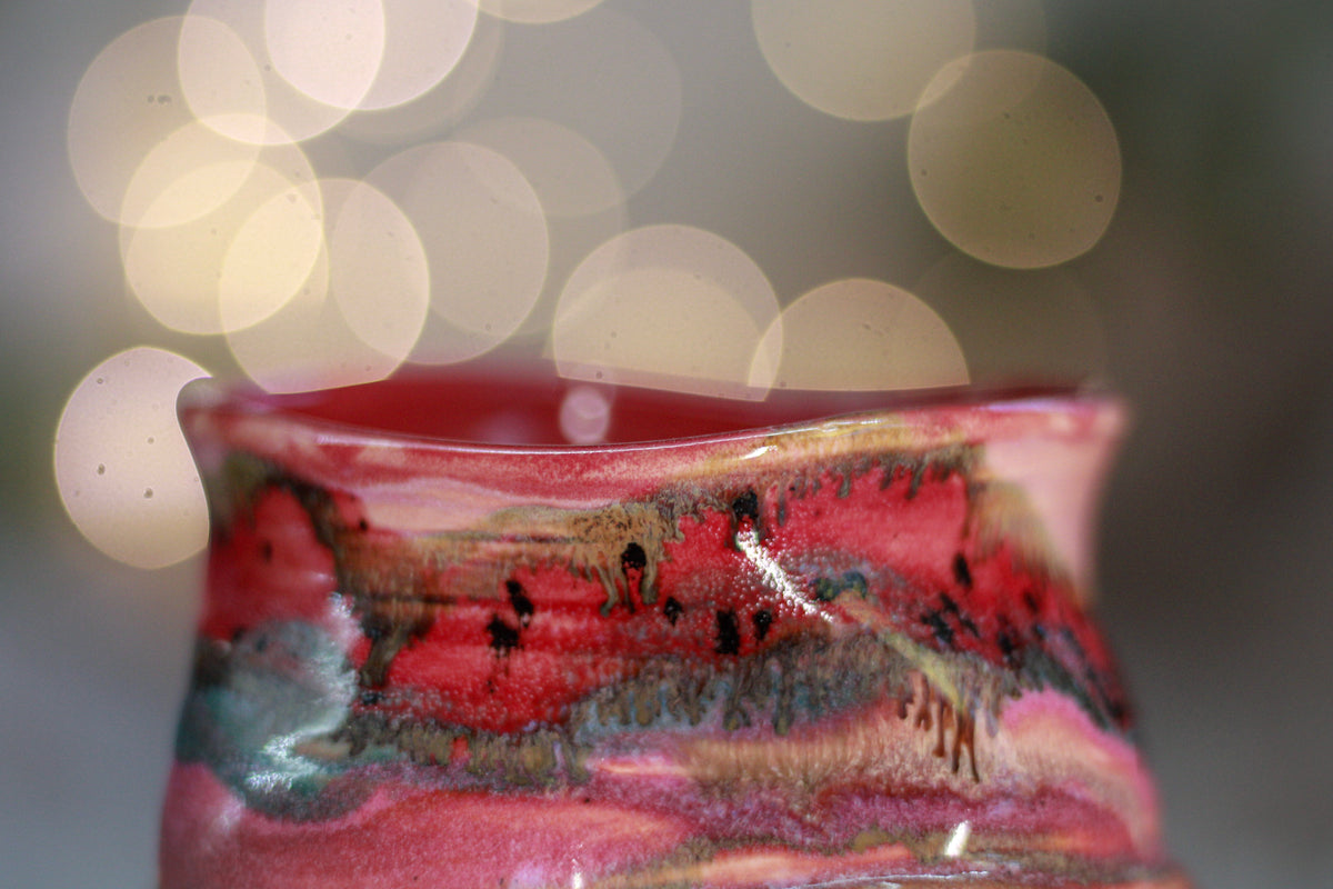 15-F Strawberry Hills EXPERIMENT Textured Divot "Sipping Bowl", 13 oz.