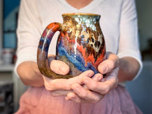Load image into Gallery viewer, 19-C Desert Oasis Flared Textured Mug, 22 oz.
