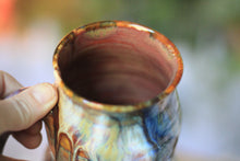 Load image into Gallery viewer, 13-D Messy Grace Notched Barely Flared Textured Divot Mug, 20 oz.