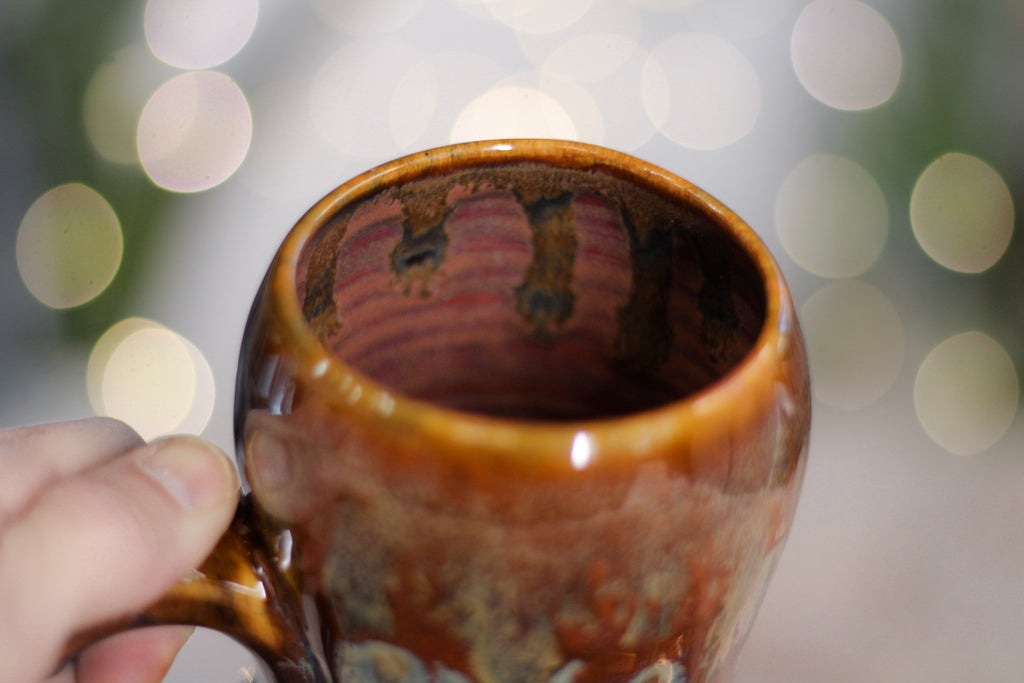 16-E EXPERIMENT Acorn Gourd Mug, 23 oz.