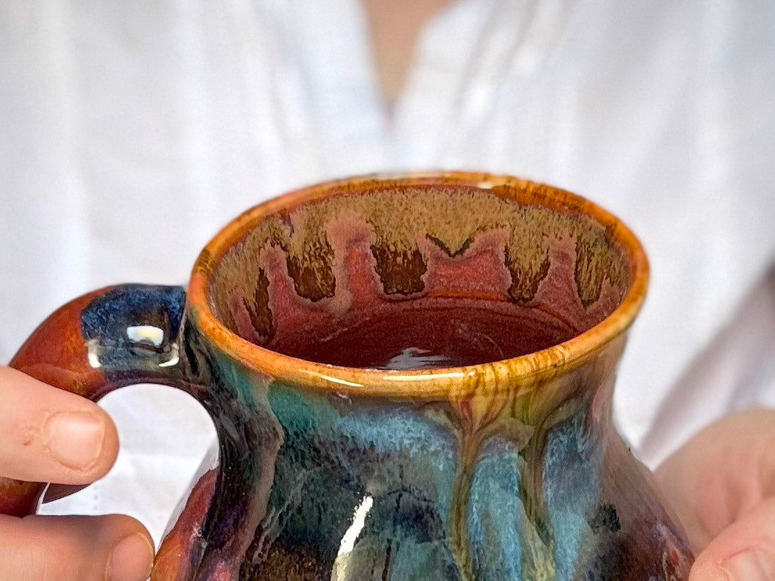 17-D Rainbow PROTOTYPE Flared Mug, 16 oz.