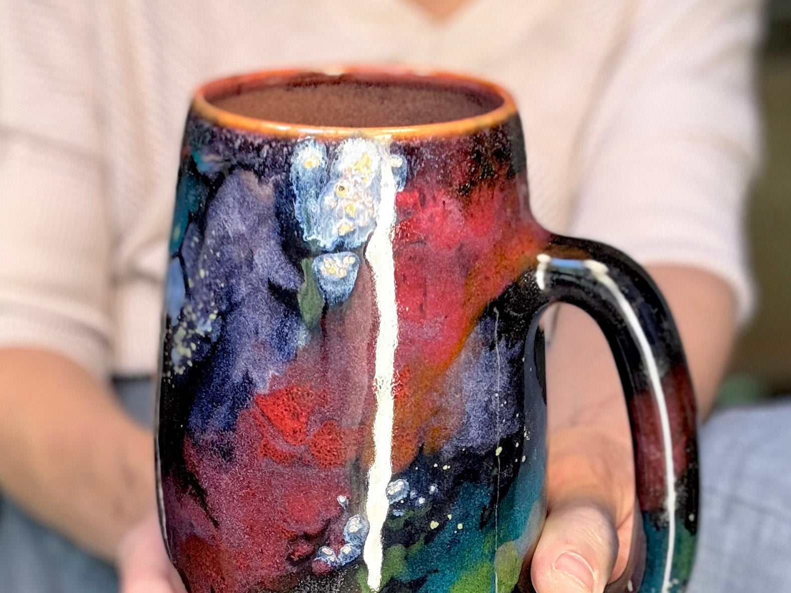 18-C Rainbow Stellar Mug, 28 oz.