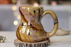 18-F EXPERIMENT Petite Notched Gourd Mug, 12 oz.