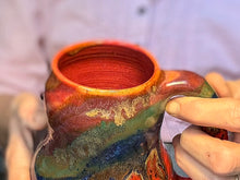 Load image into Gallery viewer, 18-C Red PROTOTYPE Curvy Mug, 22 oz.