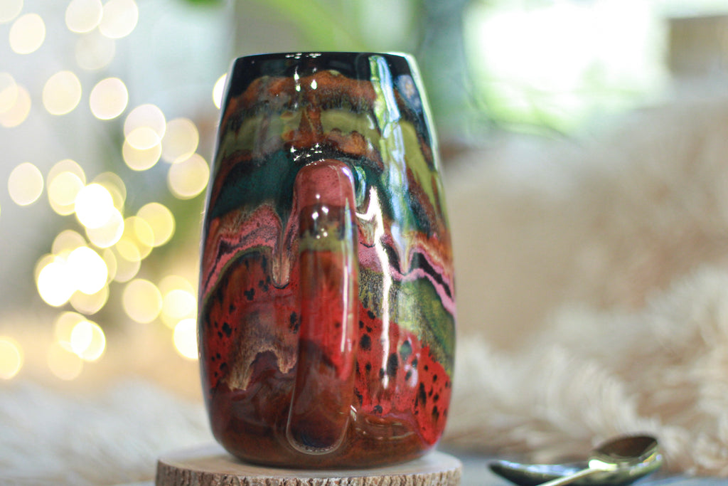 02-A Green Mountain Midnight Mug - TOP SHELF MISFIT, 25 oz.