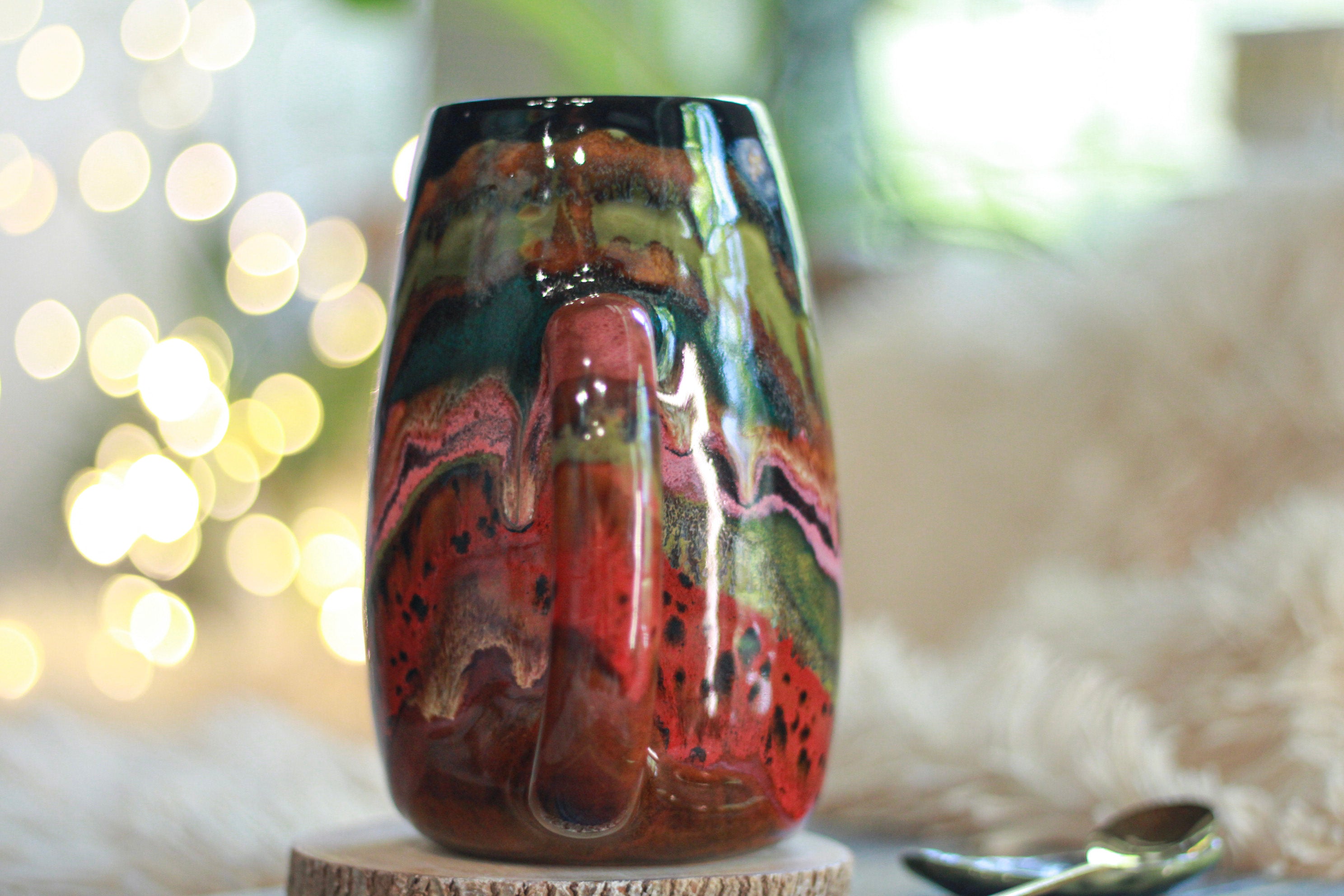 02-A Green Mountain Midnight Mug - TOP SHELF MISFIT, 25 oz.