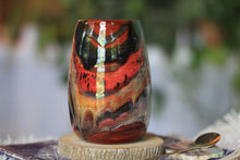 Load image into Gallery viewer, 02-D Red &#39;FLOW&#39; PROTOTYPE Textured Mug - TOP SHELF, 20 oz.