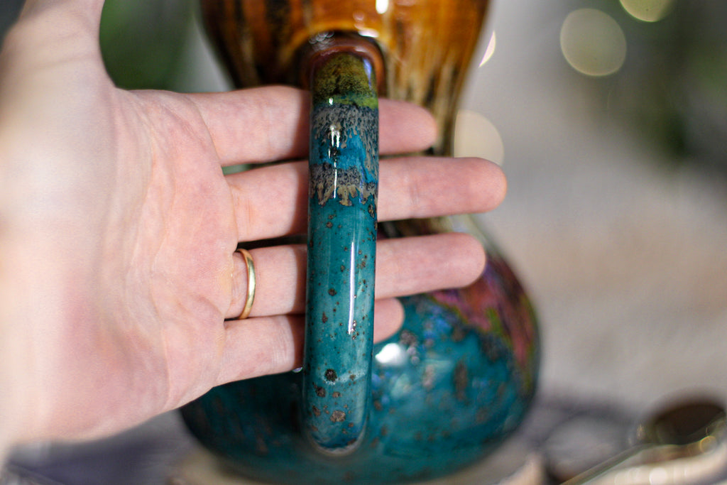 02-B Molten Cheetah Gourd Mug, 24 oz.
