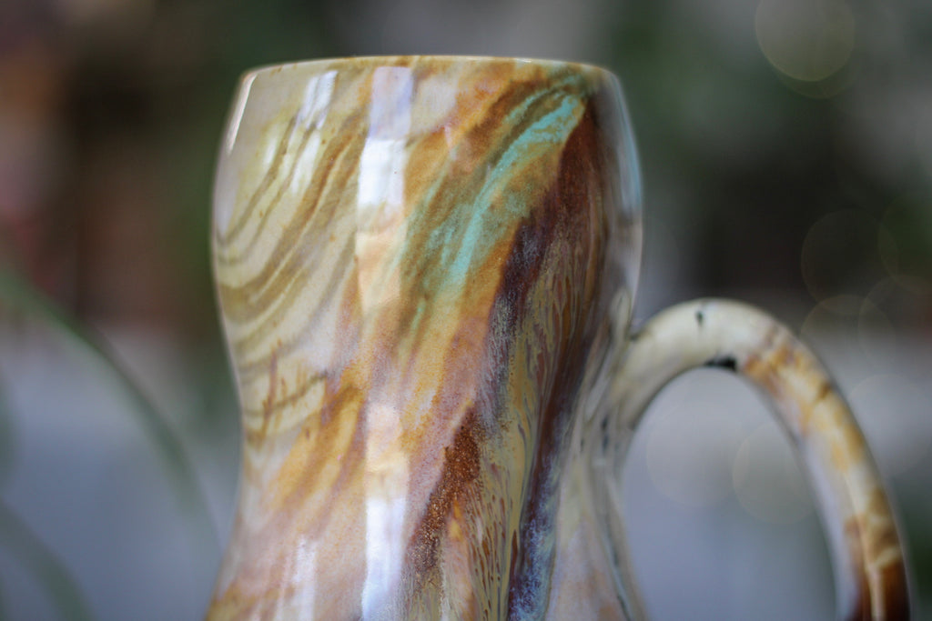02-B Soft Earth Series PROTOTYPE Gourd Mug - TOP SHELF MISFIT, 24 oz.