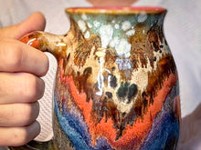 Load image into Gallery viewer, 19-C Desert Oasis Flared Textured Mug, 22 oz.