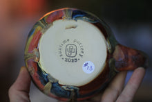 Load image into Gallery viewer, 13-D Messy Grace Notched Barely Flared Textured Divot Mug, 20 oz.