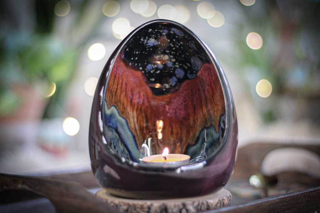 18-B Starry Night Candleholder