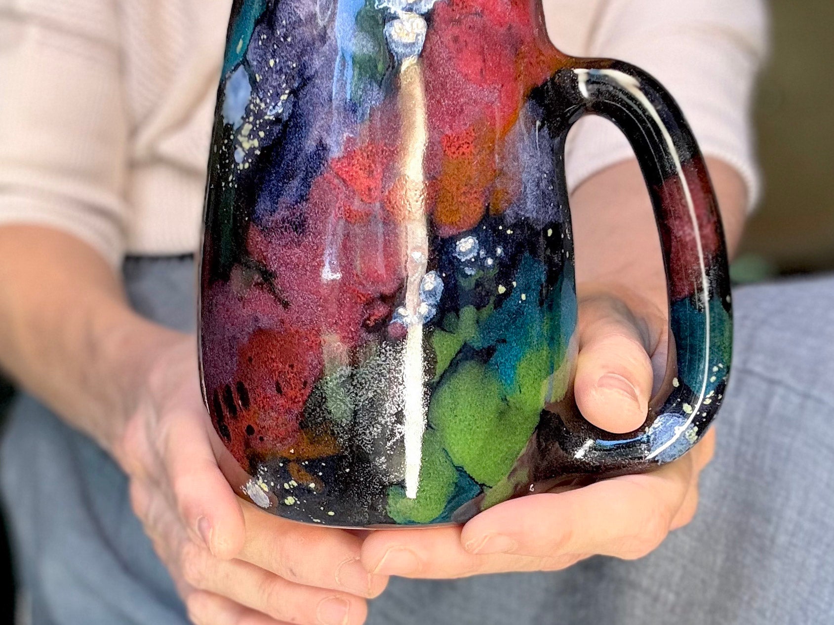 18-C Rainbow Stellar Mug, 28 oz.