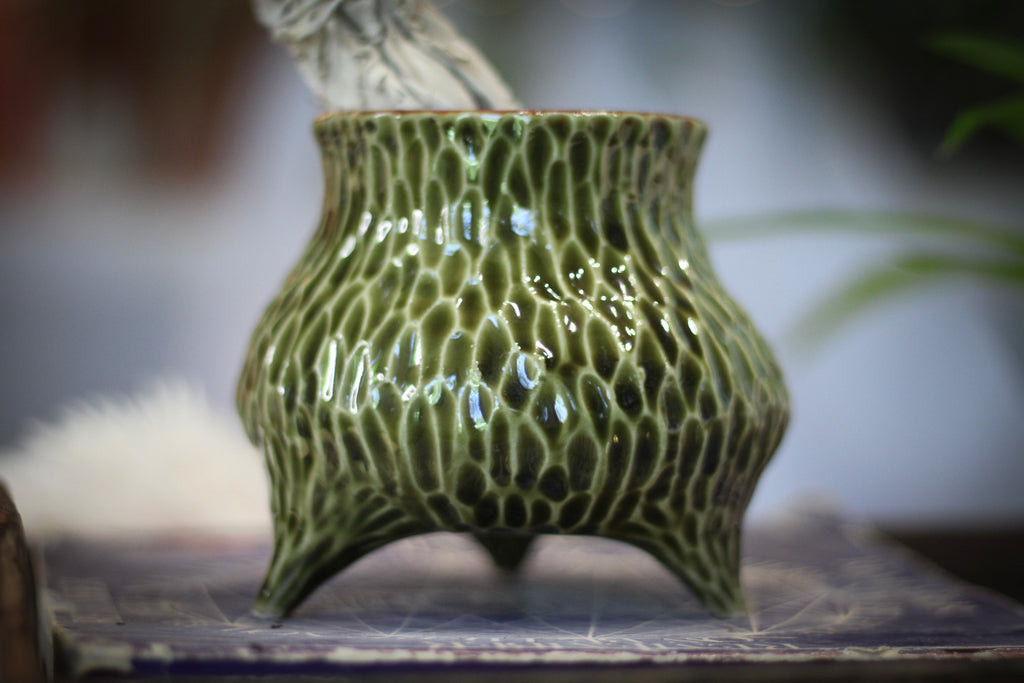 32-D Evergreen Textured Cauldron, 14 oz.