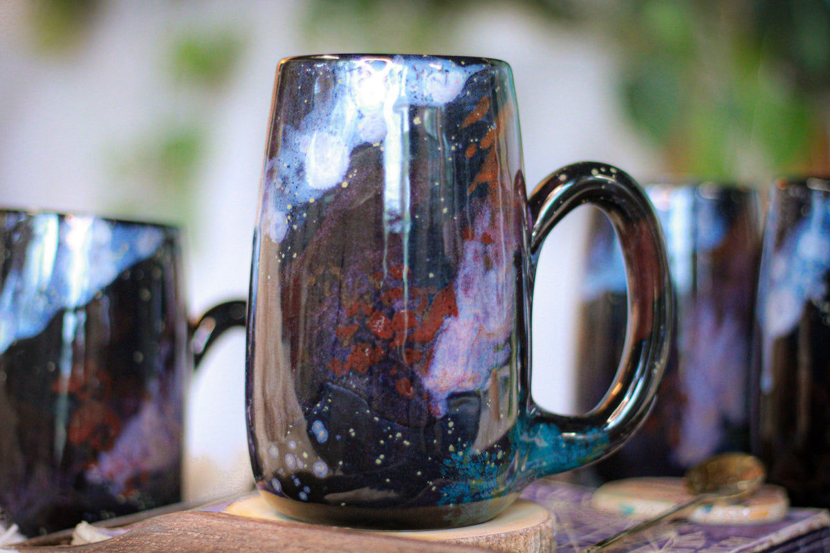 17-C Rainbow Stellar Mug - MISFIT, 25 oz. - 15% off (This listing is for one mug)