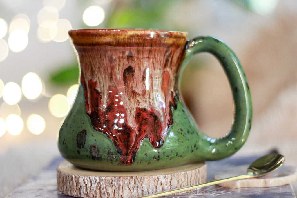 15-E Molten Melon Textured Mug, 14 oz.