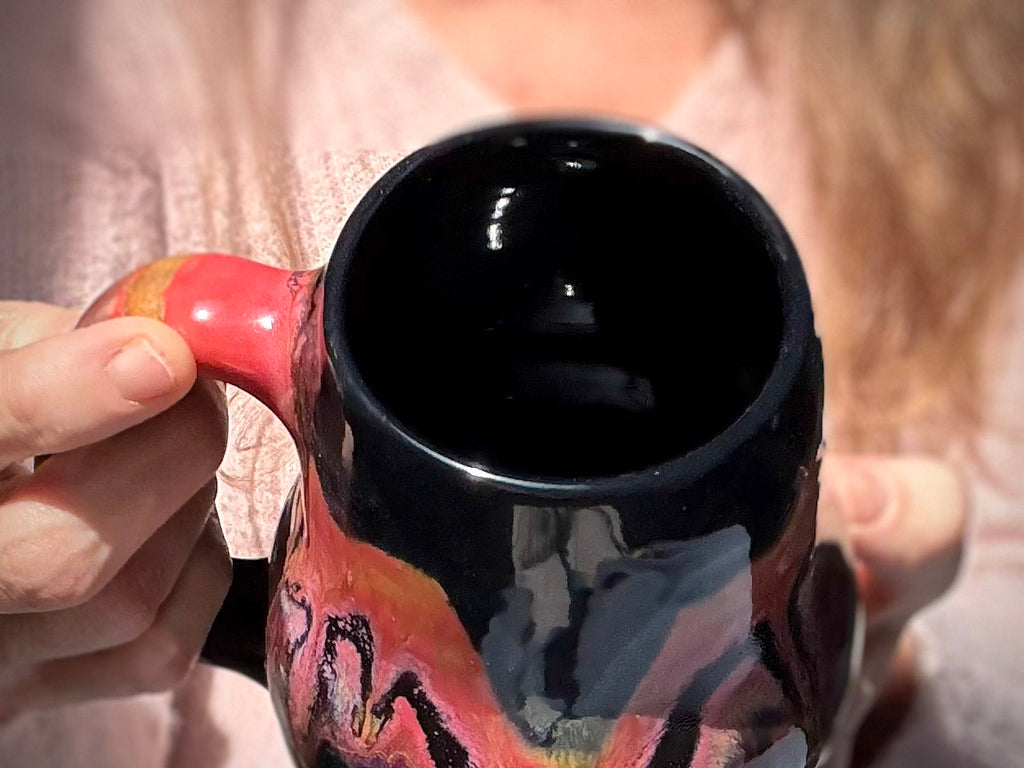 16-C Molten Strata Mid Mod Mug, 19 oz.
