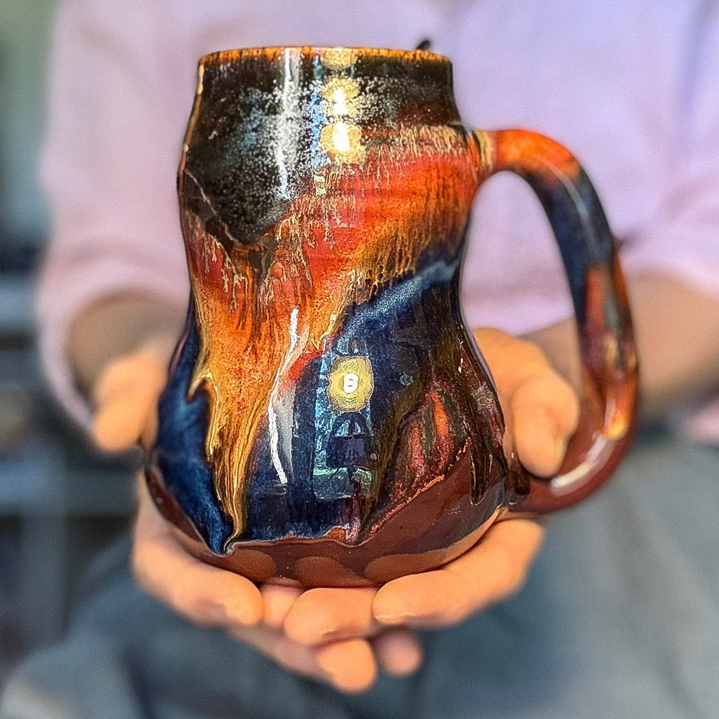 19-C Purple PROTOTYPE Curvy Mug, 22 oz.