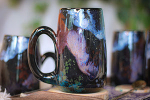 17-C Rainbow Stellar Mug - MISFIT, 25 oz. - 15% off (This listing is for one mug)