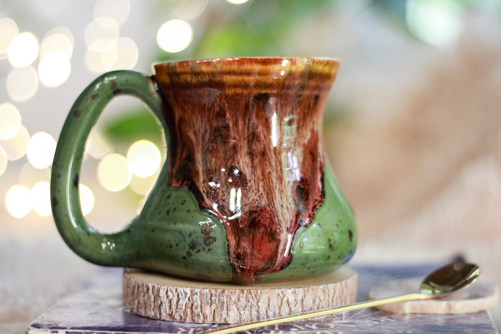 15-E Molten Melon Textured Mug, 14 oz.