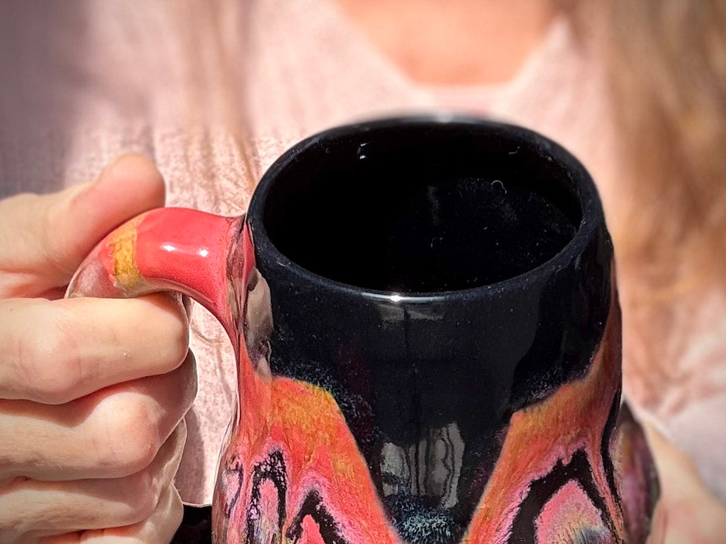 16-C Molten Strata Mid Mod Mug, 19 oz.