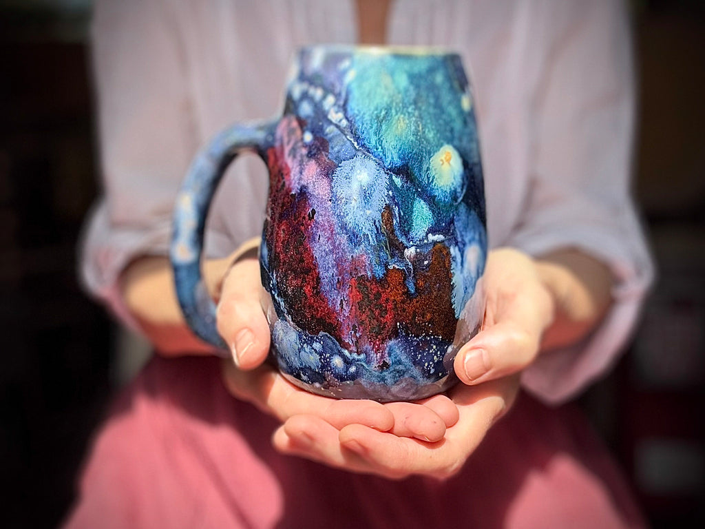 18-C Rainbow Stellar Variation Mug, 24 oz.