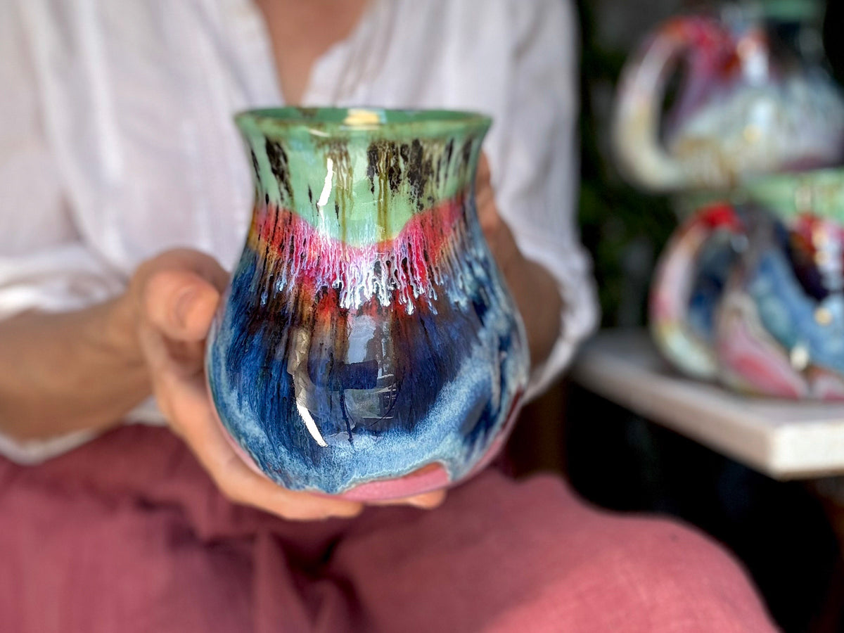 18-E Whimsy Flared Mug, 17-18 oz. (This listing is for one mug)