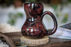 17-B Dragon's Blood Agate Gourd Mug, 17 oz.