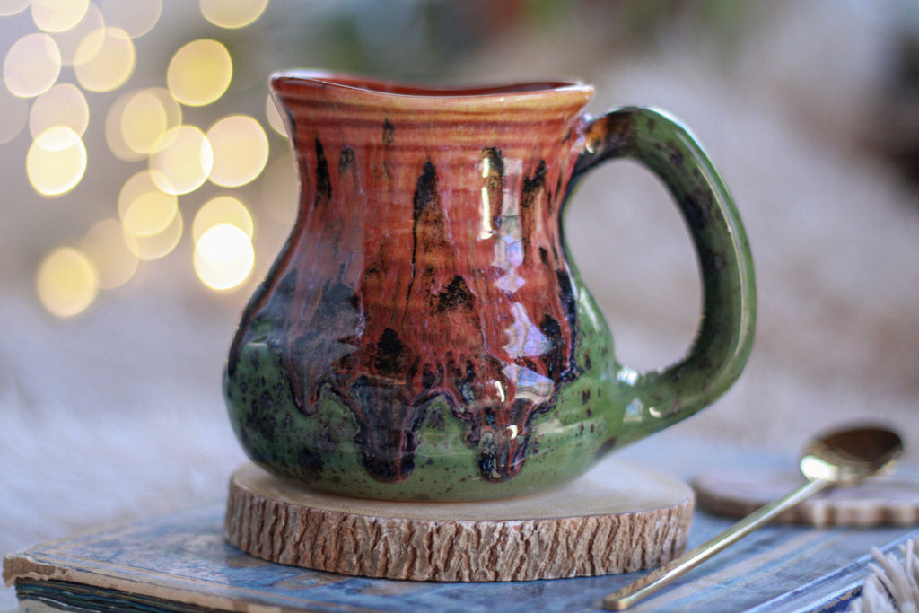 15-E Watermelon EXPERIMENT Barely Flared Textured Mug, 12 oz.