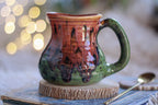 15-E Watermelon EXPERIMENT Barely Flared Textured Mug, 12 oz.