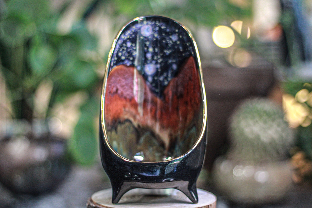 18-B Starry Night Candle Holder
