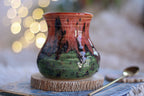 15-E Watermelon EXPERIMENT Barely Flared Textured Mug, 12 oz.