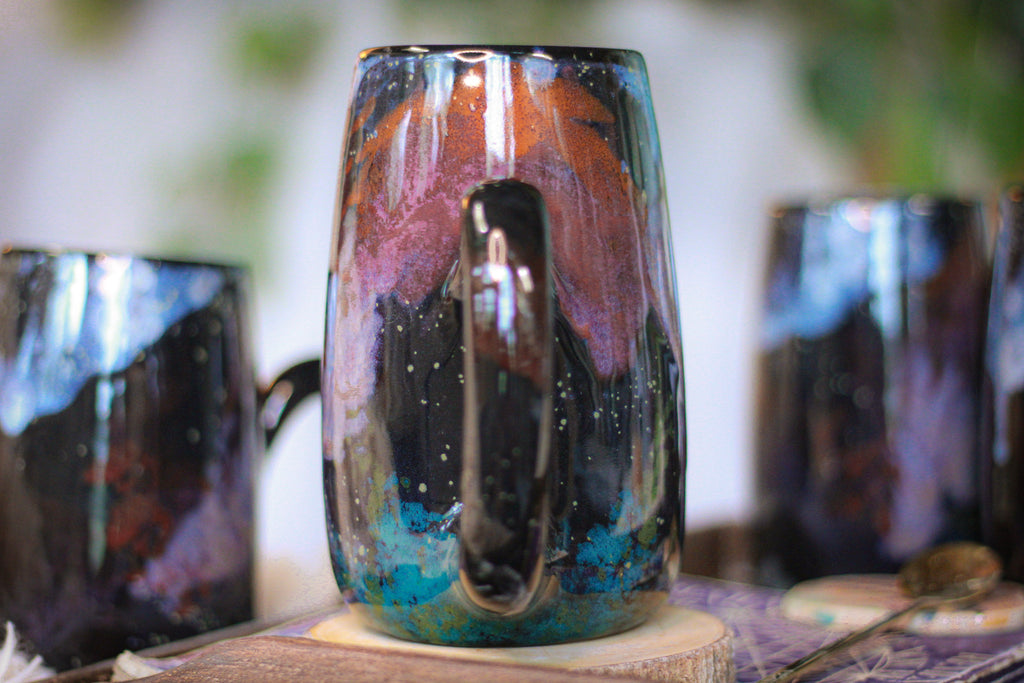 17-C Rainbow Stellar Mug - MISFIT, 25 oz. - 15% off (This listing is for one mug)