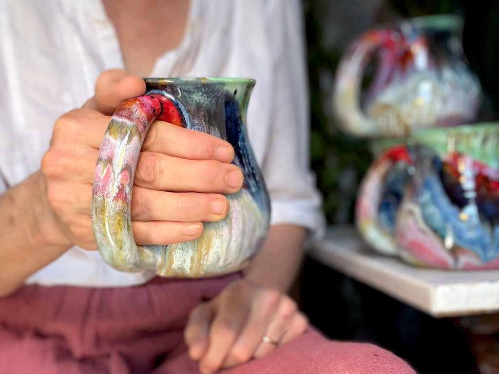 18-E Whimsy Flared Mug, 17-18 oz. (This listing is for one mug)