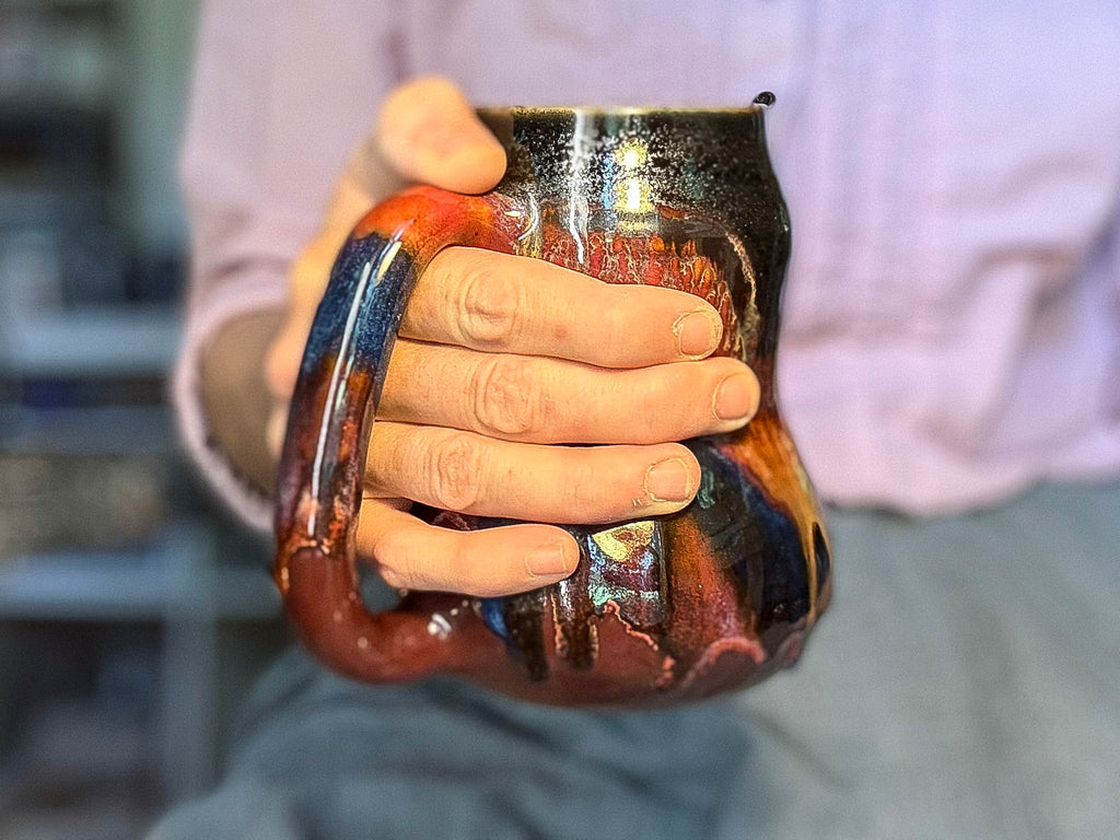 19-C Purple PROTOTYPE Curvy Mug, 22 oz.