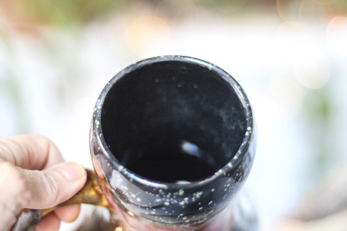16-B Starry Night Gourd Mug - TOP SHELF, 21 oz.