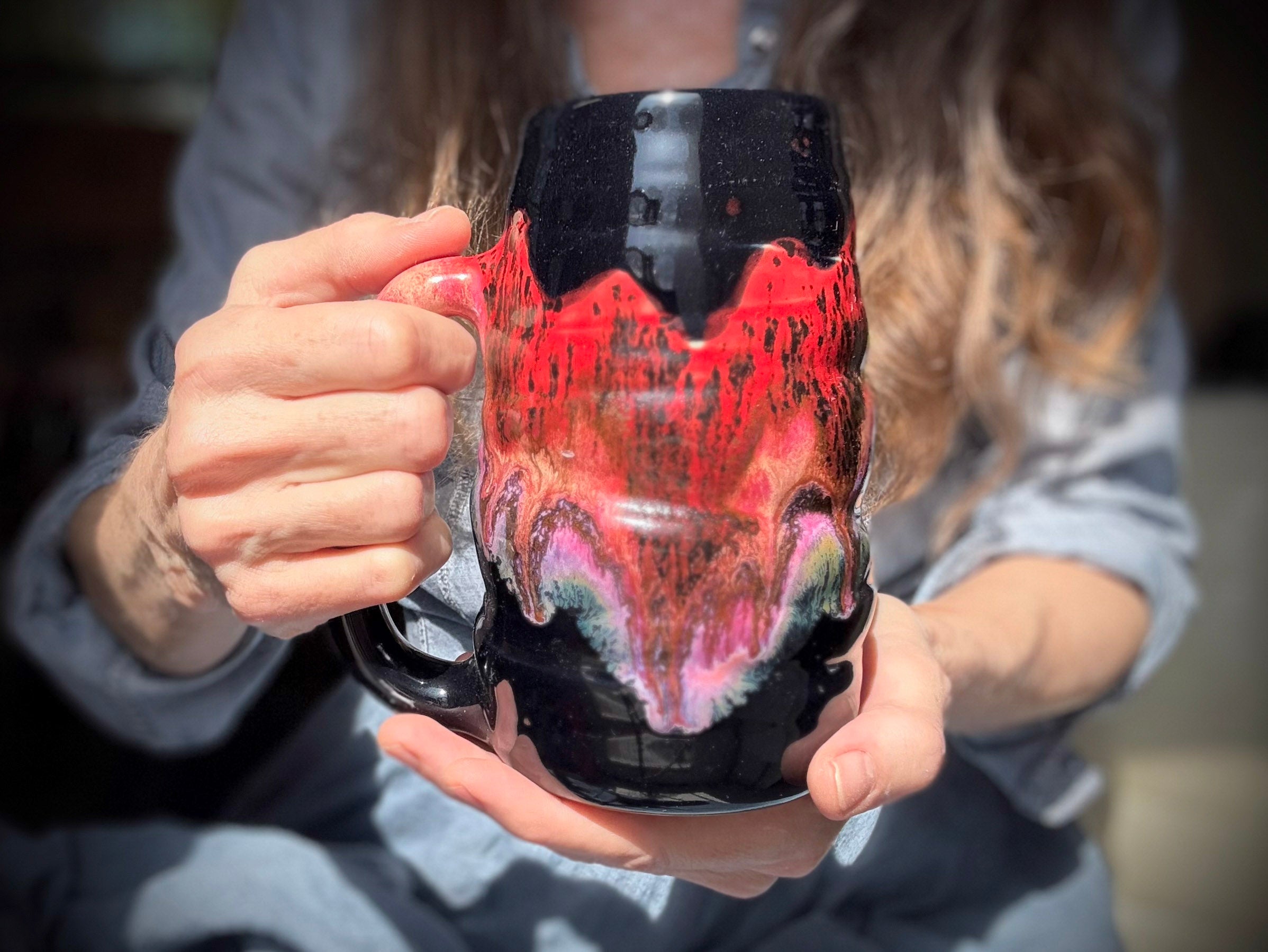 18-C Molten Strata Swirly Mug, 24 oz.