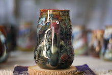 Load image into Gallery viewer, 11-D 'FLOW' EXPERIMENT Barely Flared Textured Mug, 20 oz.