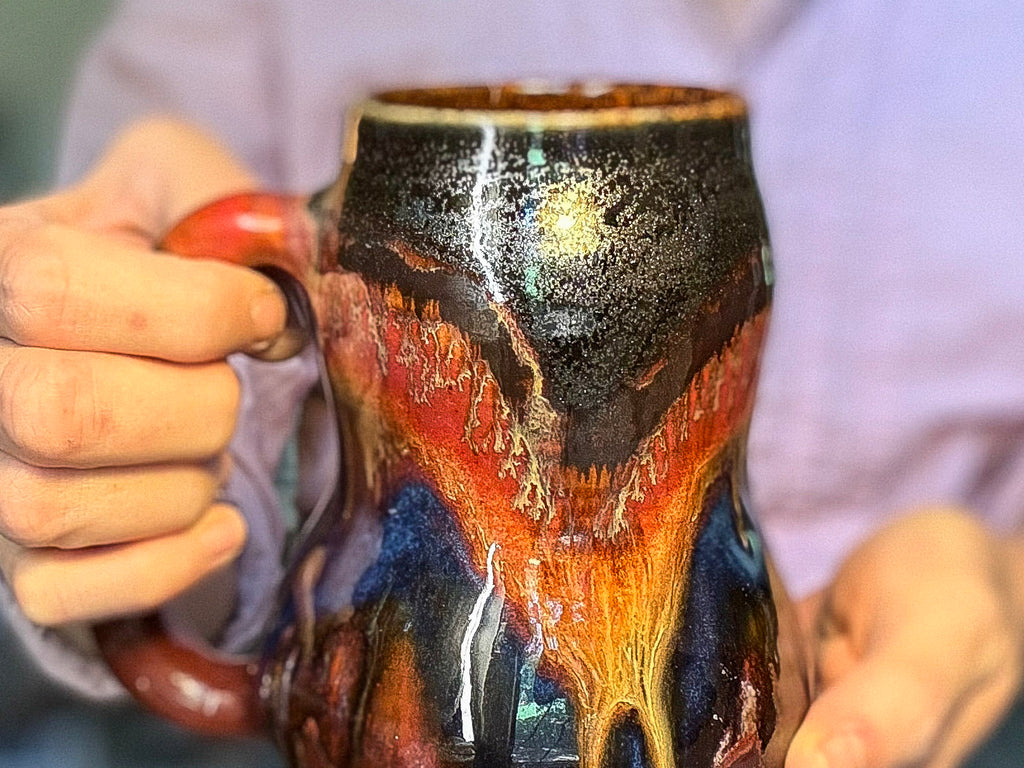 19-C Purple PROTOTYPE Curvy Mug, 22 oz.