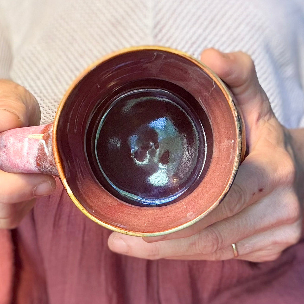 18-D Rainbow Grotto Variation Flared Mug, 20 oz.