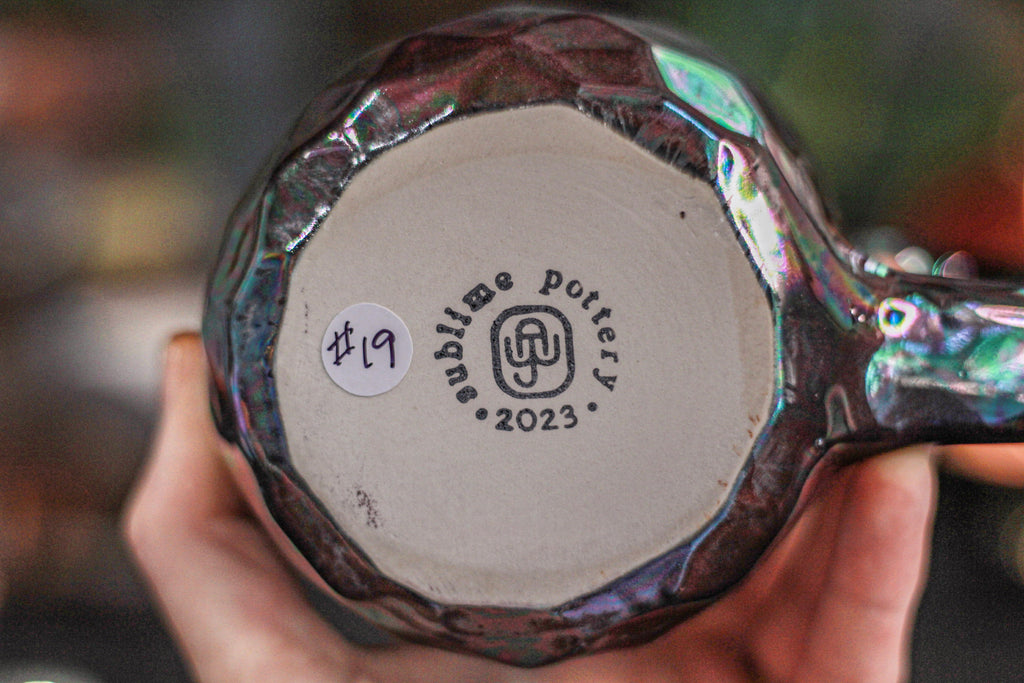 19-B PROTOTYPE Crystal Mug - TOP SHELF MISFIT, 23 oz.