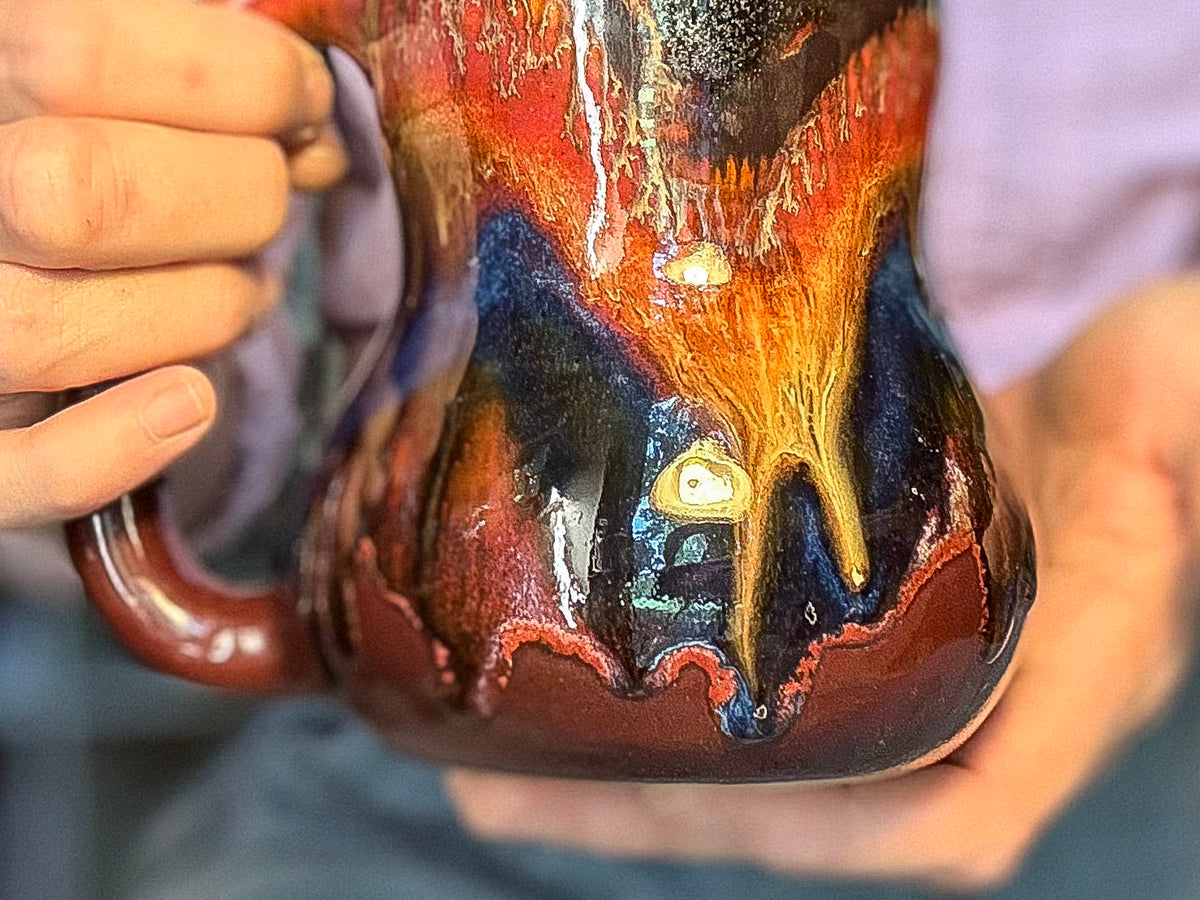 19-C Purple PROTOTYPE Curvy Mug, 22 oz.