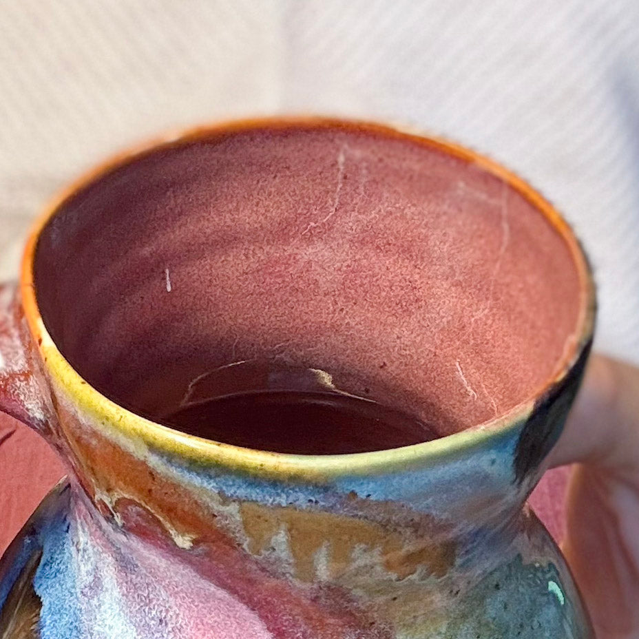 18-D Rainbow Grotto Variation Flared Mug, 20 oz.