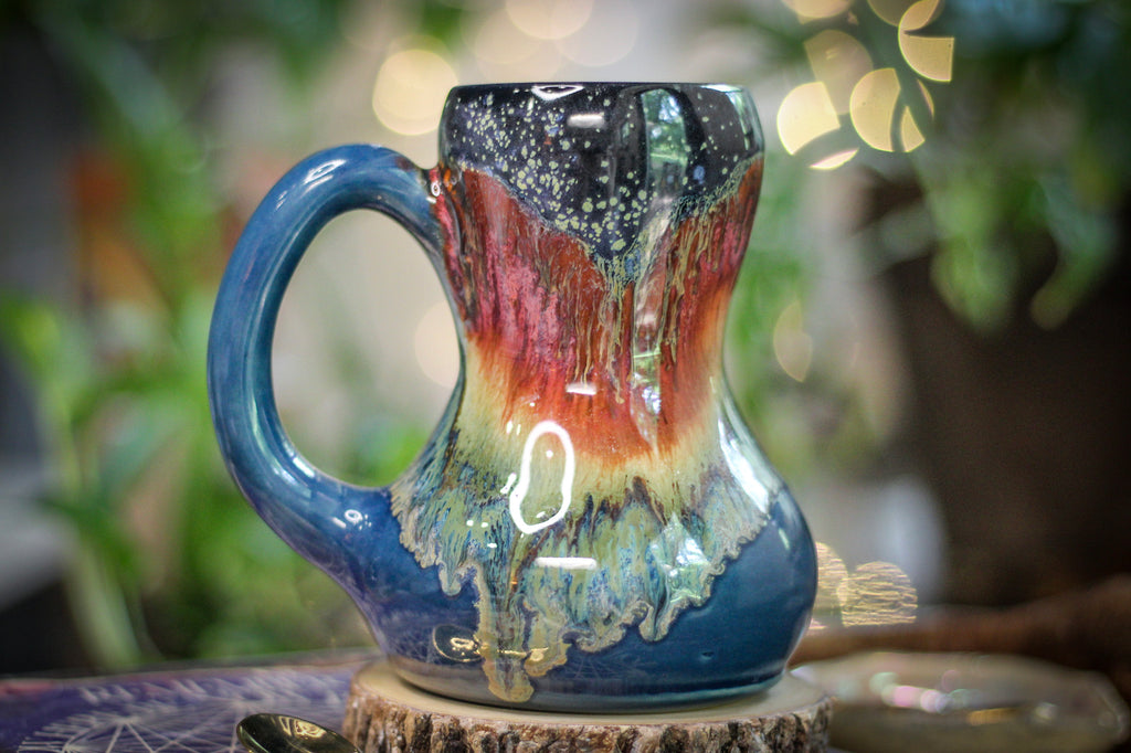 20-B Starry Night Gourd Mug - TOP SHELF, 18 oz.