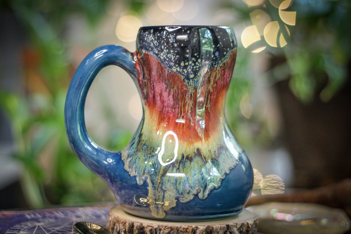 20-B Starry Night Gourd Mug - TOP SHELF, 18 oz.