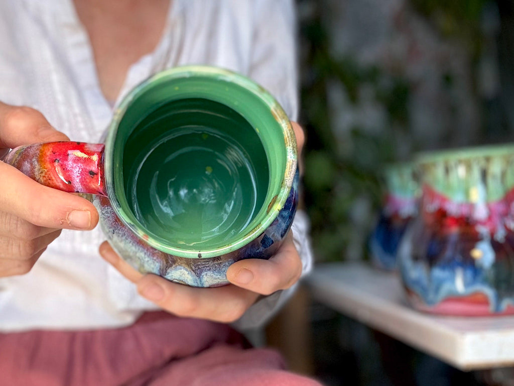18-E Whimsy Flared Mug, 17-18 oz. (This listing is for one mug)