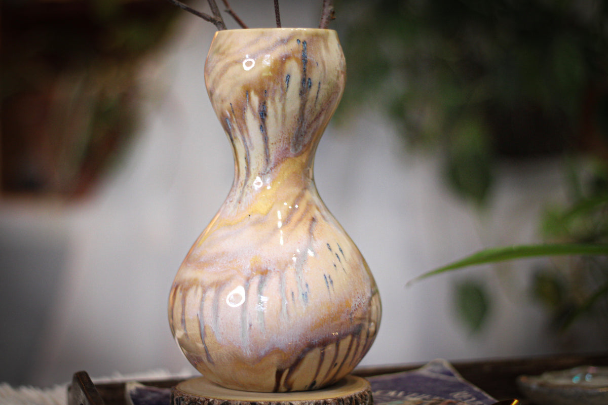 10-B Soft Earth Series PROTOTYPE Gourd Vase
