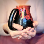 02-D Molten Melon Notched Flared Curvy Mug, TOP SHELF - 20 oz.