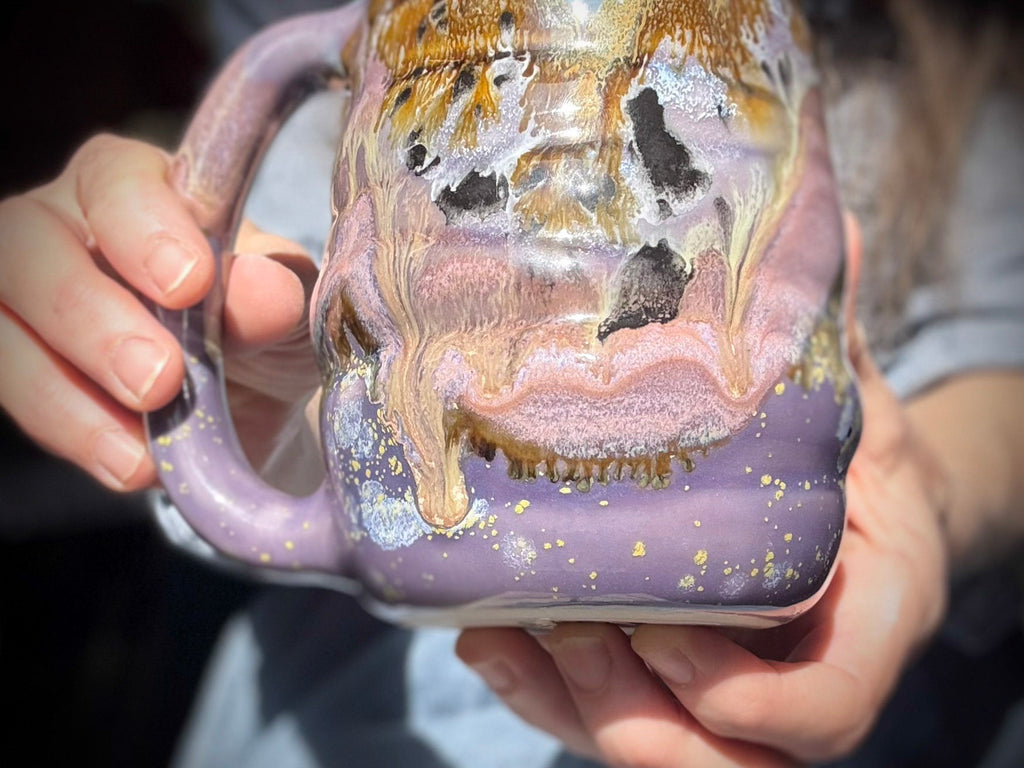 02-C Lavender Fields Swirly Mug, 23 oz.
